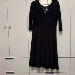 Elegant Black Lace Dress